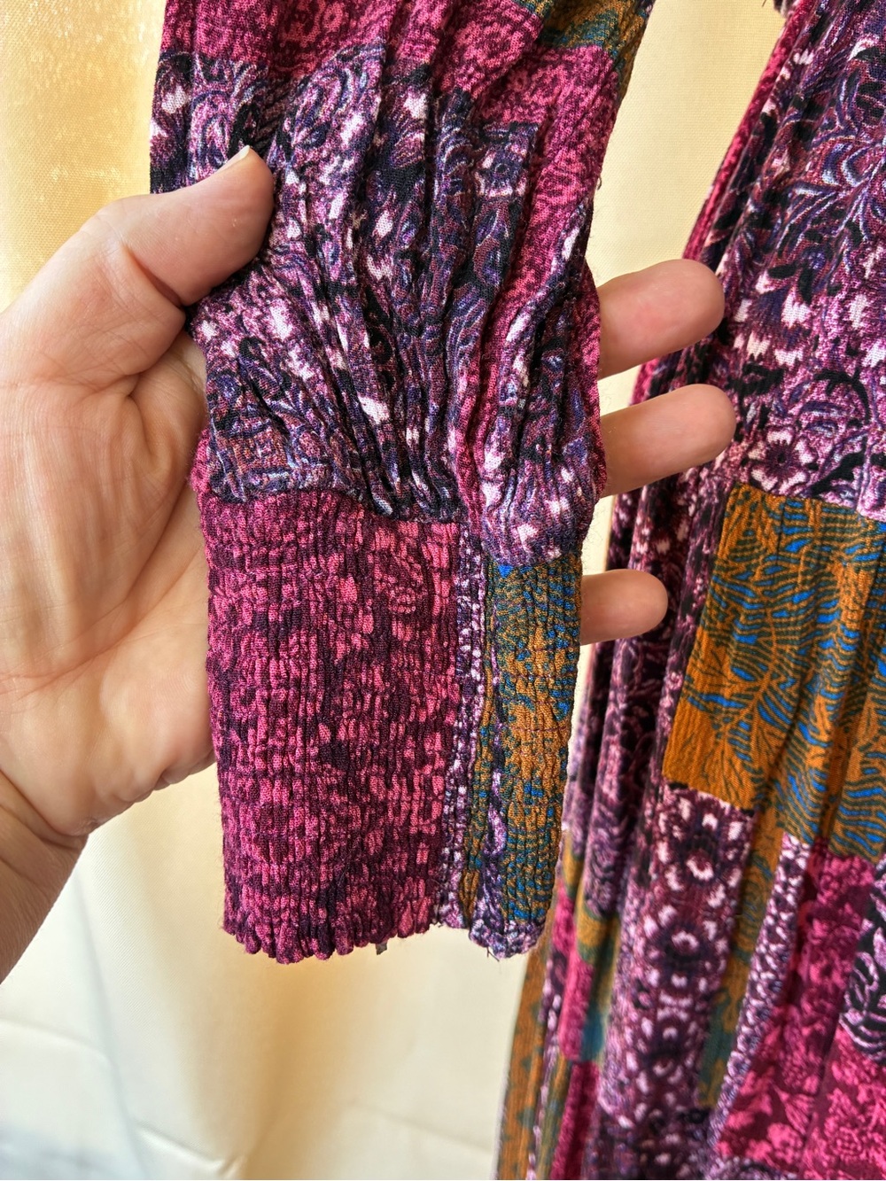 Olivaceous Medium Long Sleeve Maxi Dress - Picture 6 of 13